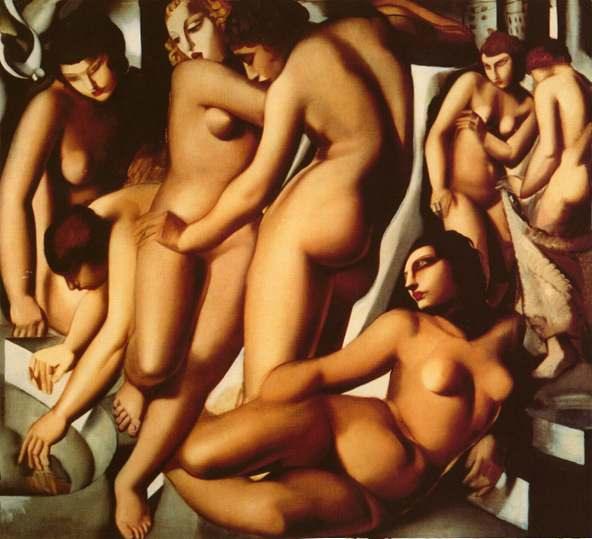 Tamara de Lempicka Women at the Bath